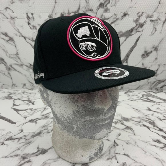 Men's Truckfit Black | Pink Fashion Cap - Picture 1 of 6